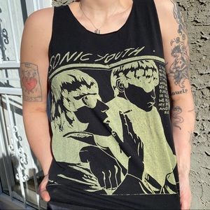 Sonic Youth Screen Printed Tank
